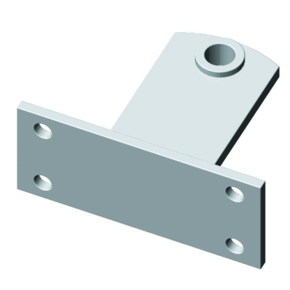 Patte de fixation côté vantail pour JET 24 et 230