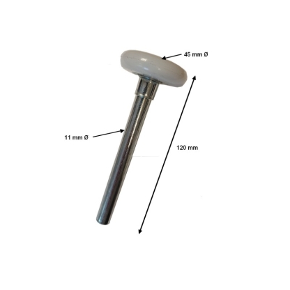 Galet/roulette  pour porte sectionnelle plusieurs dimensions au choix