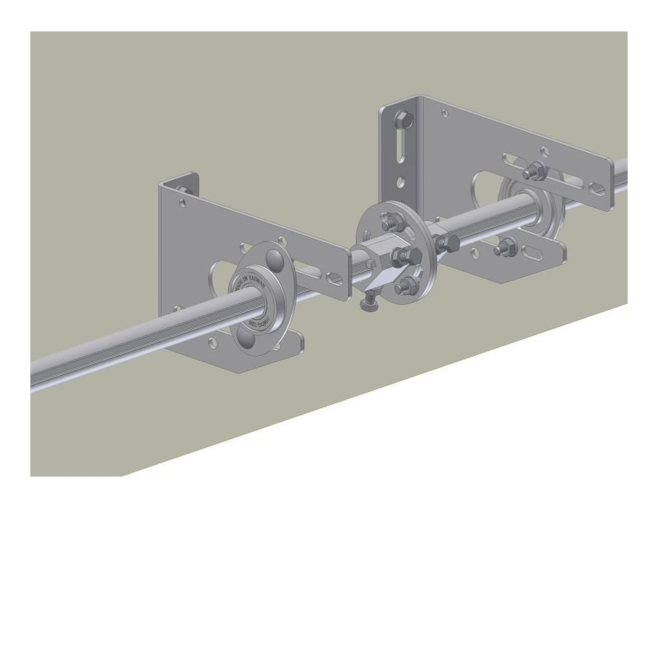 Accouplement réglable axe Ø 25,4 pour porte sectionnelle industrielle et habitat-1