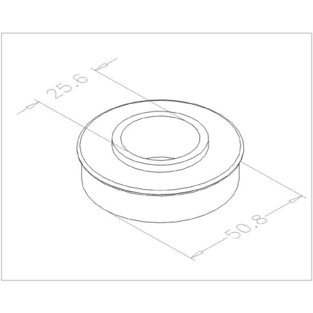 Roulement à bille Ø 25,4 pour palier ressort et tambour porte sectionnelle industrielle-0
