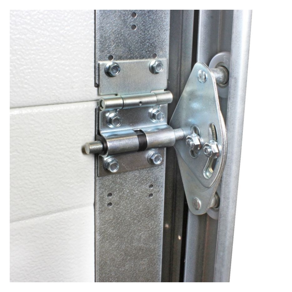 Roulette/ galet tandem réglable pour porte sectionnelle industrielle uniquement-1