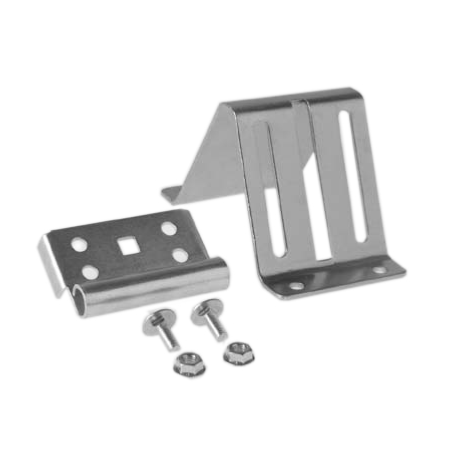 Support + charnière, réglable pour roulette/galet HAUT