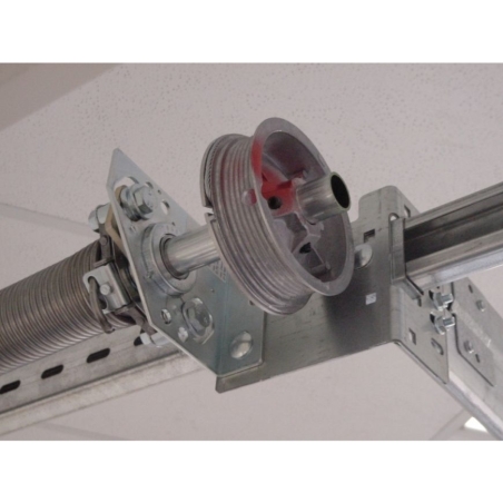 Tambour Ø 120 pour porte sectionnelle habitat MAX 2,40 de haut-2