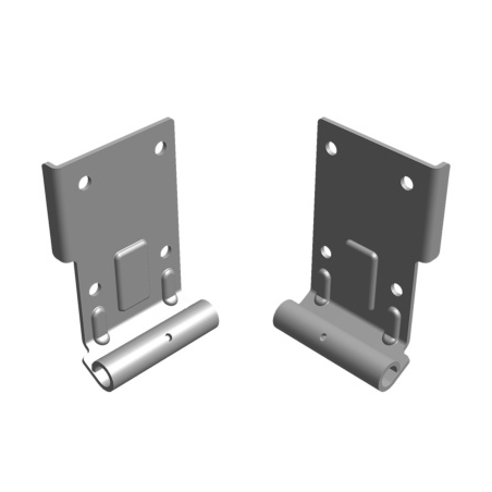 Support roulette panneau bas pour porte sectionnelle residentielle