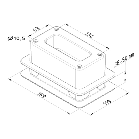 Poignée de porte industrielle universelle-0