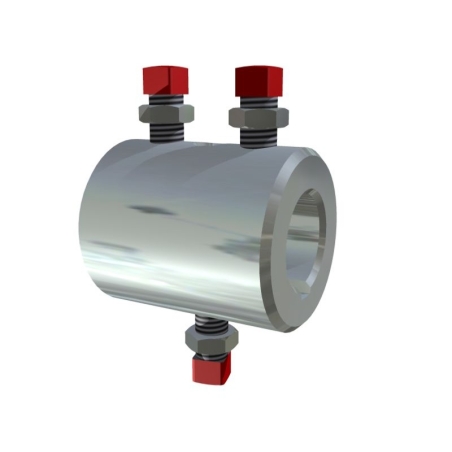 Accouplement 25,4 Plein pour porte de garage habitat