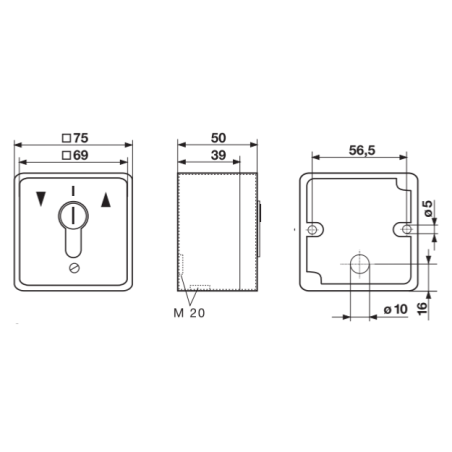 Boite à clef en saillie-0