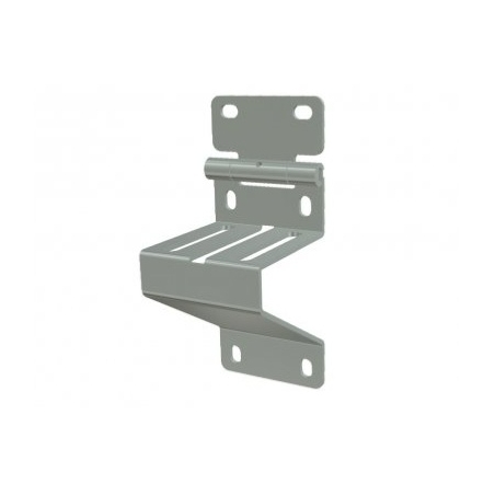 Charnière support roulette pour porte sectionnelle 