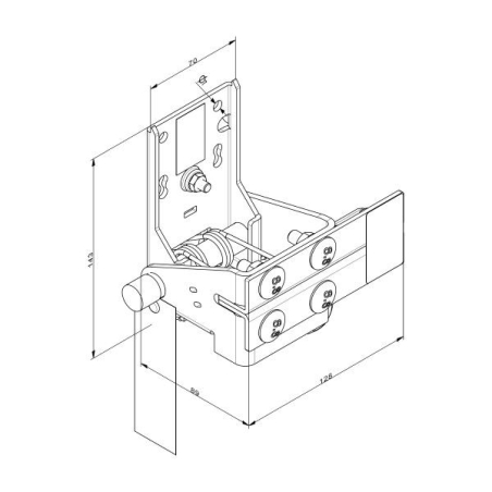 Parachutes de câble réglable pour porte sectionnelle (Vendu par Paire)