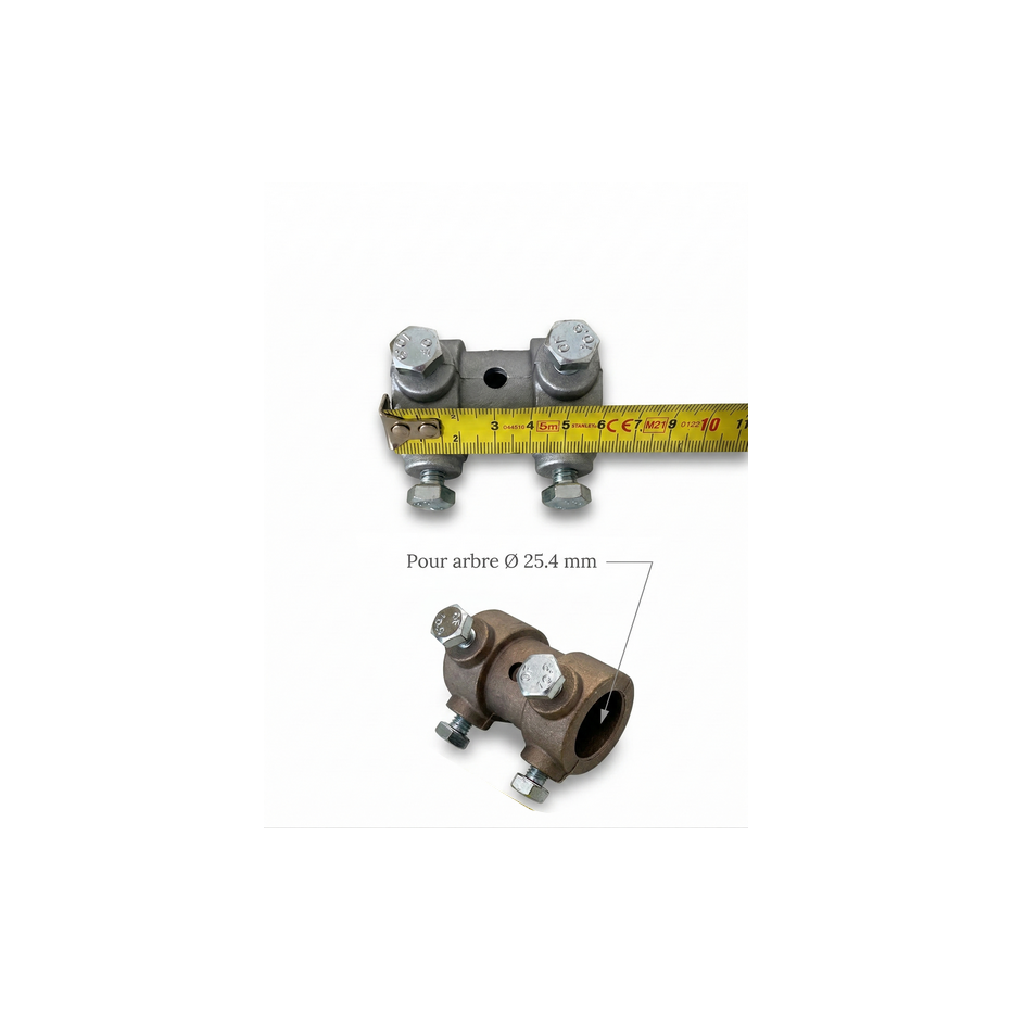 Accouplement habitat Ø 25,4 mm porte sectionnelle
