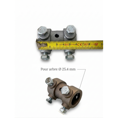 Accouplement habitat Ø 25,4 mm porte sectionnelle