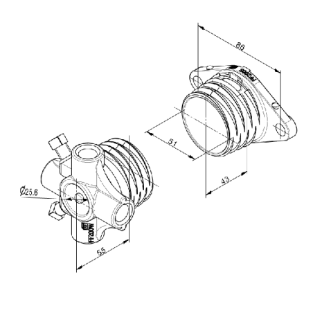 Ressort Ø 51 mm, 4.5mm avec Mandrins