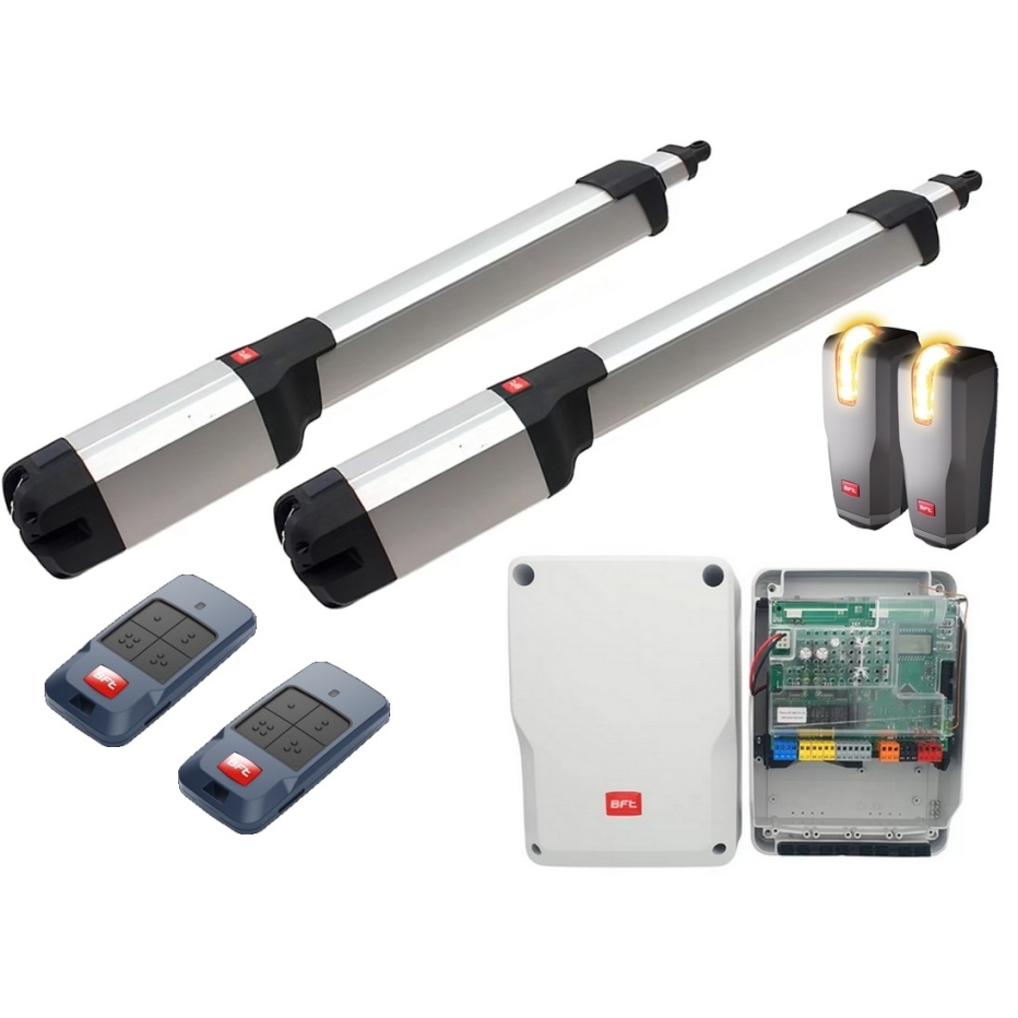 Kit BFT KUSTOS BT B40 24V – Portail battant 4 m