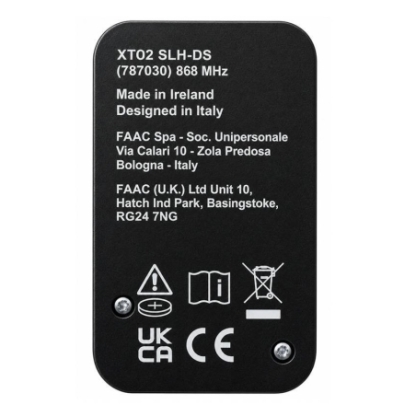 Télécommande FAAC XTO2 SLH-DS 868 MHz - 787030 2