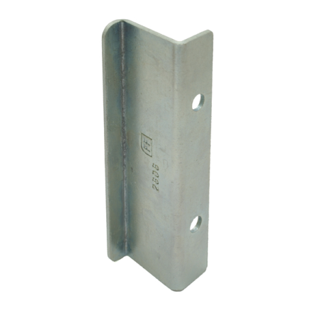 Console basse droite anti-effraction pour porte sectionnelle