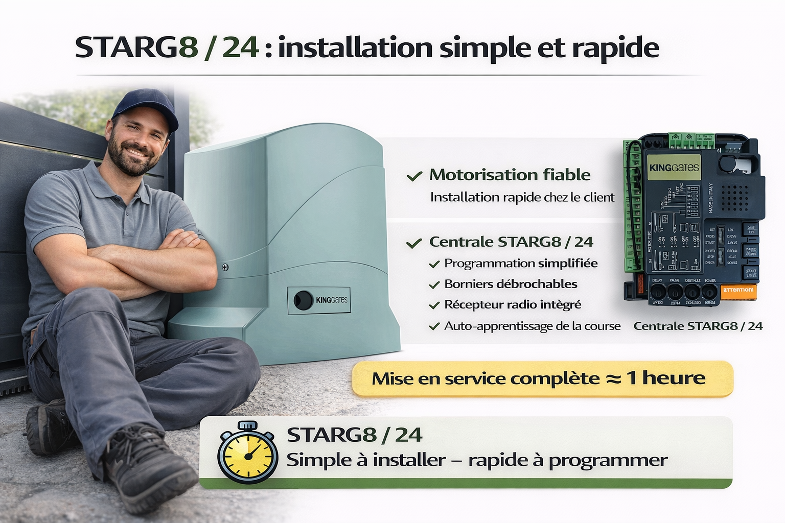 Installation carte starg 8- 24