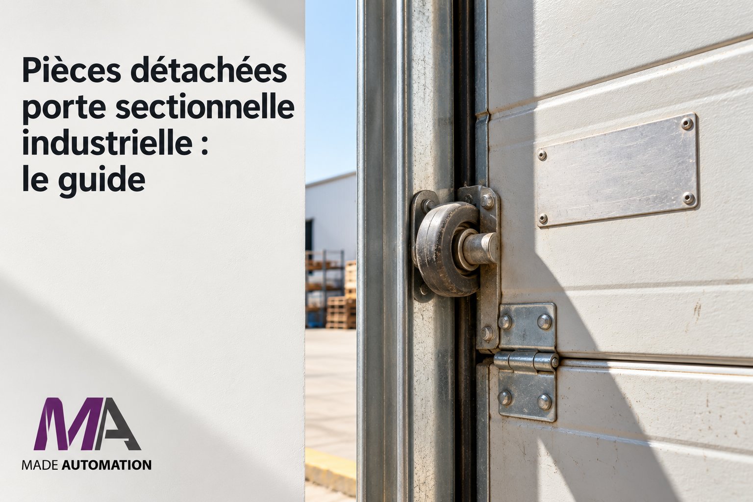 Pièces détachées porte sectionnelle industrielle : le guide