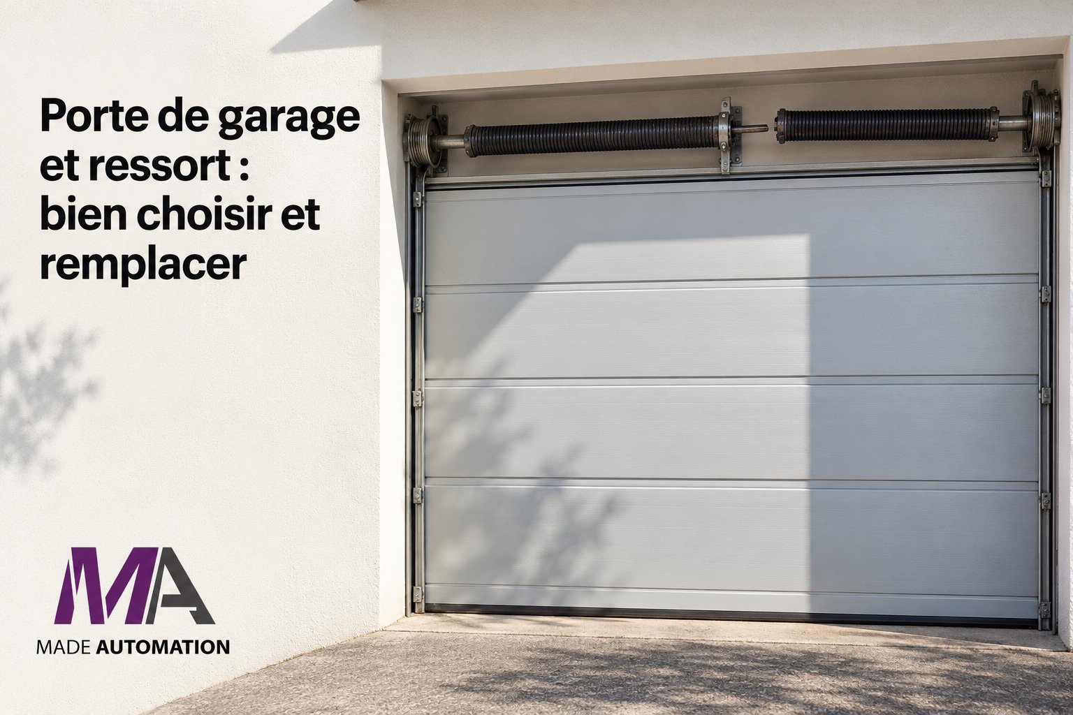 Porte de garage et ressort : bien choisir et remplacer